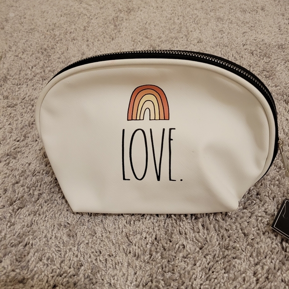 🛍5 for $25/ Rae Dunn Rainbow LOVE Cosmetic Bag - Picture 5 of 7